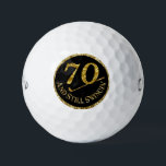 70 And Still Swingin' Golf Balls<br><div class="desc">70th birthday commemorative golf balls.</div>