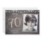 70 Birthday Invitation Vintage Seventy Rustic