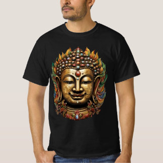 70 Buddha Manjusri - Buddhist Mask T-Shirt