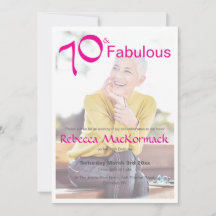 70 & Fabulous | Elegant Seventieth Birthday