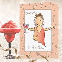 70 Fabulous Female Cartoon Margarita 70th Birthday