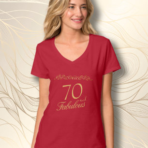 70 Fabulous Ornament 70th Birthday Guest of Honor T-Shirt