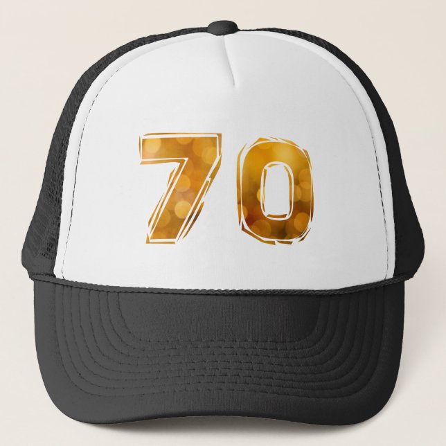 70 Geburtstag Trucker Hat (Front)