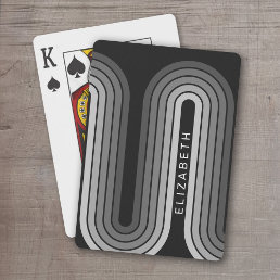 70 Inspired Line Art Shades of Grey and Black Playing Cards