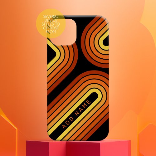 70 Inspired Line Art Sunset Red Orange Yellow arch Case_Mate iPhone 14 Pro Max Case