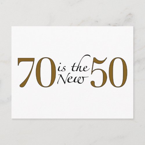 70 Is The New 50
