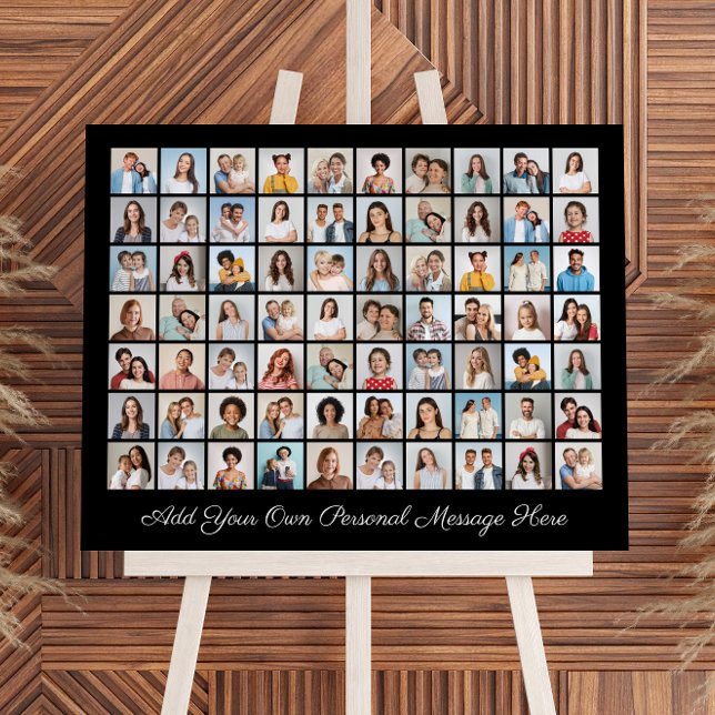 70 Photo Collage Add Your Own Greeting Foam Board (70 Photo Collage Add Your Own Greeting Foam Board)