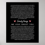 70 reasons why we love you birthday gift for him poster<br><div class="desc">This is a DO IT YOURSELF XX Reasons why we love you. roses reasons we love you,  editable 50 Reasons,  60th birthday,  editable,  80th birthday,  memories,  love you,  mom,  retire You can edit the main body text. Designed by The Arty Apples Limited</div>