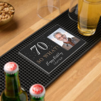 70 so what Funny Quote Black 80th Birthday Photo