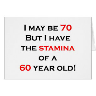 70 stamina cards
