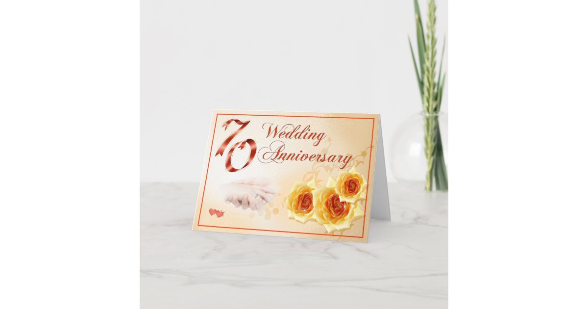 70-wedding-anniversary-card-zazzle