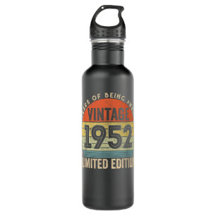 70 Year Of Being Awesome 70 Birthday Gifts Vintage Stainless Steel Water Bottle