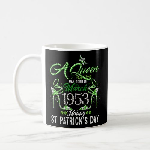 70 Year Old 70th Birthday Shamrock Irish Since 195 Coffee Mug