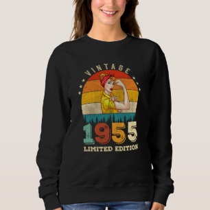 70 Year Old Bday 1954 Vintage 70th Birthday Women Sweatshirt
