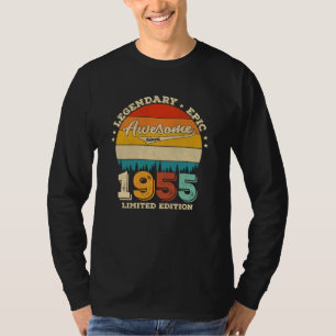 70 Year Old Bday 1955 Awesome 70th Birthday Gift T-Shirt