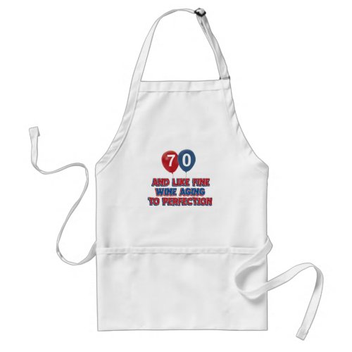 70 year old birthday gifts adult apron
