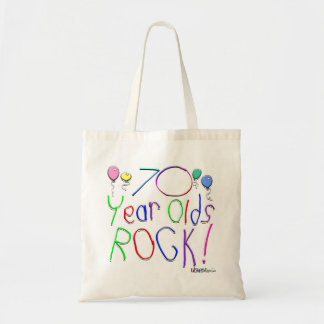 70 Year Olds Rock ! Tote Bag
