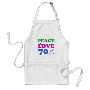 70 years Old birthday designs Adult Apron