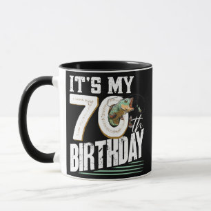 70 Years Old Fishing Fisherman Angler 70th Mug