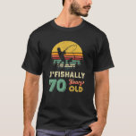 70 Years Old Seventy Grandpa Fish 70th Birthday T-Shirt<br><div class="desc">70 Years Old Seventy Grandpa Fish 70th Birthday Fishing Gift Shirt</div>