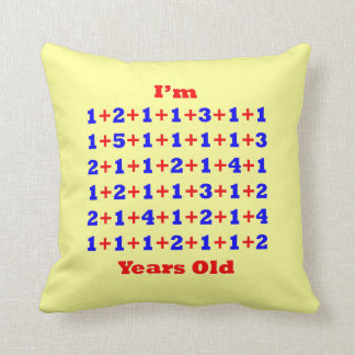 70 Years Old Throw Pillow