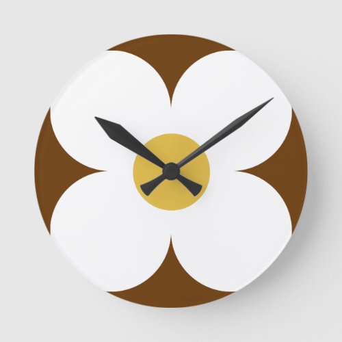 70s 60s inspired wall clock