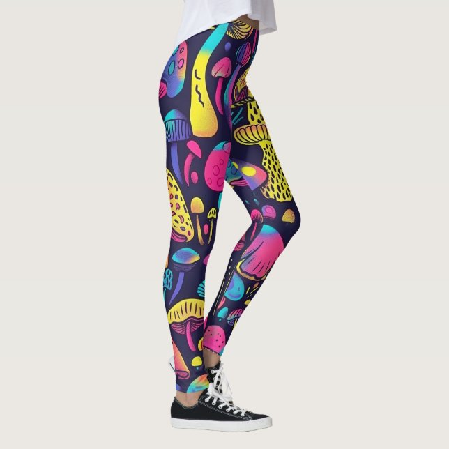 70s 60s Psychedelic Hippy Retro Hip Leggings (Right)