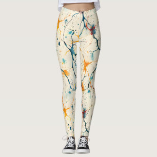 70s 60s Psychedelic Hippy Retro Hip Leggings
