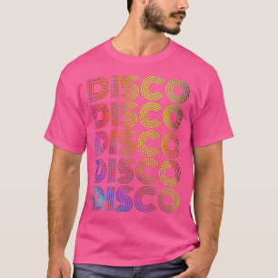 70s 80s Disco Dancing Party Vintage Retro Old T-Shirt