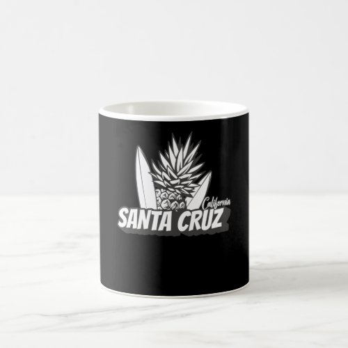 70s 80s in California city Santa Cruz Surfing Coffee Mug