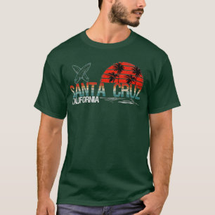 70s 80s in California City Santa Cruz Surfing T-Shirt