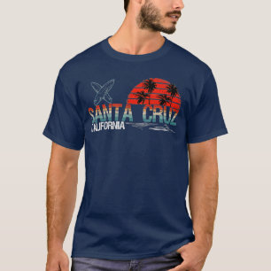 70s 80s in California City Santa Cruz Surfing  T-Shirt