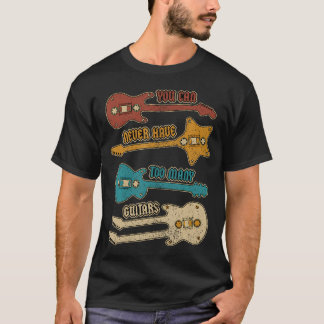 70S 80S Rock Band Outfit Guitar Cassette Tape Funn T-Shirt