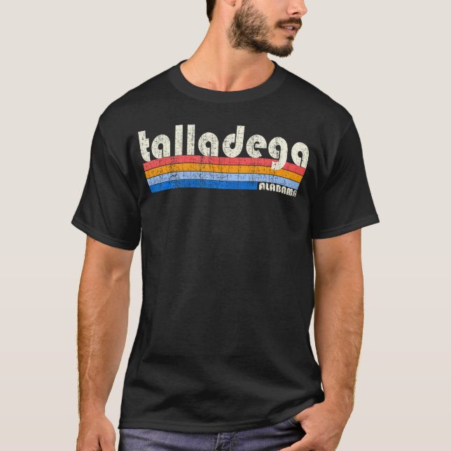 70S 80S Talladega Al T-Shirt (Front)