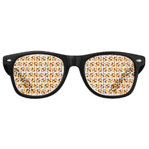 70s Abstract Geometric Circular Shapes Retro Sunglasses