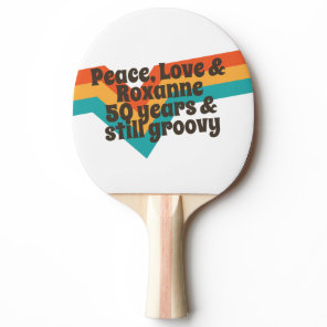 70's Birthday Party Ping Pong Paddle