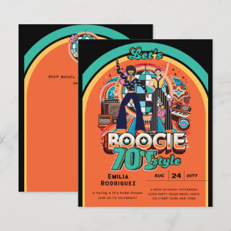 70s Boogie Retro Disco Dancing Bridal Bachelorette