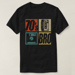 70s Bro 1970s Fashion 70 Theme Party Seventies T-Shirt