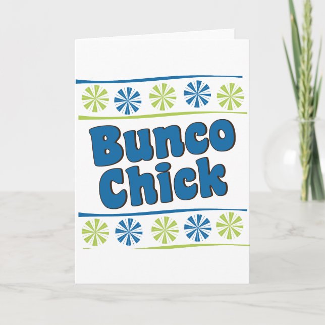 70's Bunco Chick Card (Front)