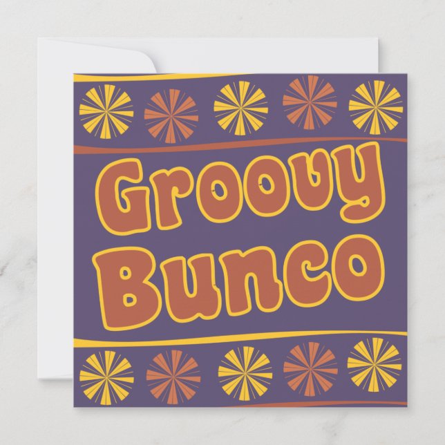 70's Bunco Invite (Front)