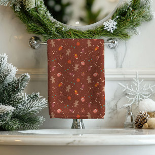 70s Christmas Towels Peace Love Pastel Comfort