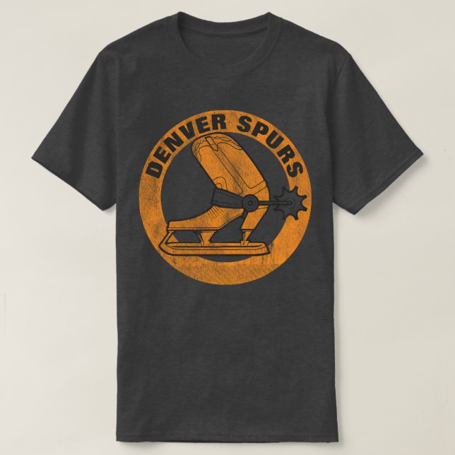 70s Denver Spurs Distressed Vintage Aesthetic T-Shirt (Design Front)