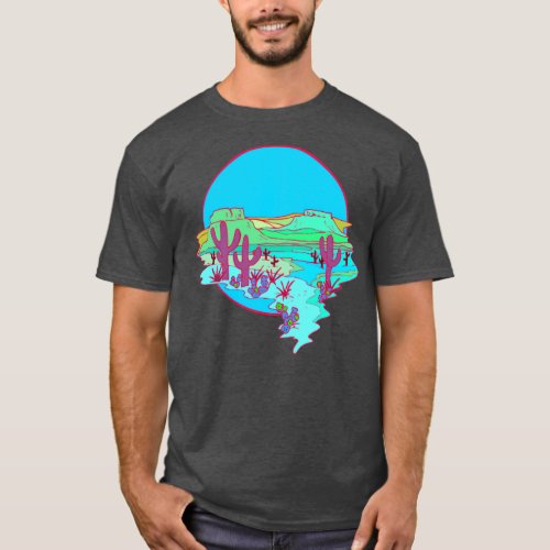 70s Desert HorizonsDesert Landscape T_Shirt
