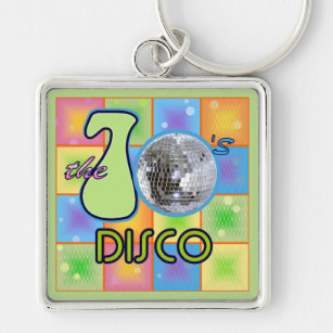 70s Disco Keychain