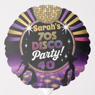 70's disco party seventies hippy birthday rave balloon