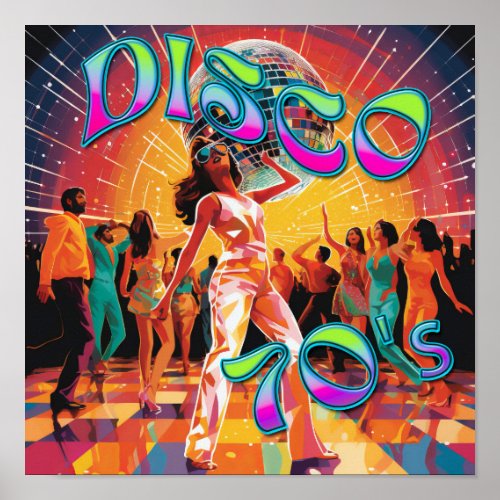 70s Disco Poster