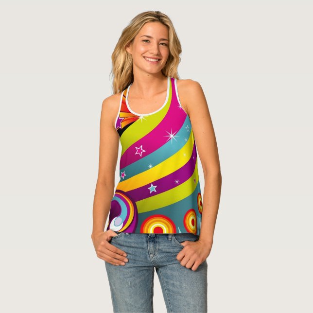 70s Disco Tank Top (Front Full)