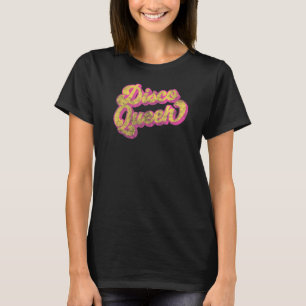 70s Disco Themed Costume Retro Vintage Disco Queen T-Shirt