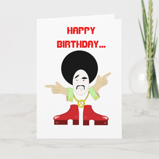 70s dude, card (Front)