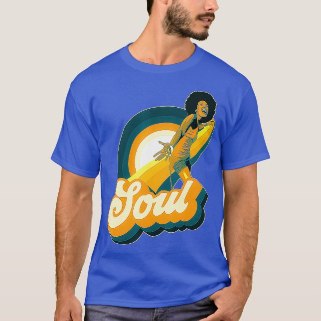 70s Funk Afro Disco Soul T-Shirt (Front)